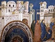 GIOTTO di Bondone Return of Christ to Jerusalem oil painting reproduction